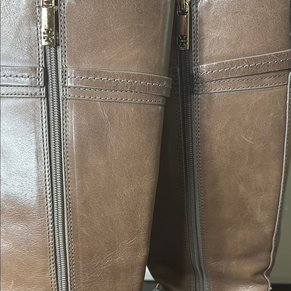 Tory Burch Tan Leather Riding Boots - Picture 6 of 16